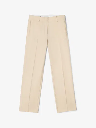 House Of Dagmar Cropped Trousers In Sand Beige