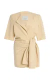 House Of Dagmar Deconstructed Blazer In Brown