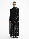 House Of Dagmar Dot Maxi Dress In Black White