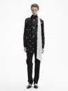 House Of Dagmar Dot Scarf Blouse In Black White