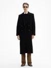 House Of Dagmar Double Breasted Coat In Black