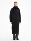 House Of Dagmar Doublé Scarf In Graphite Grey