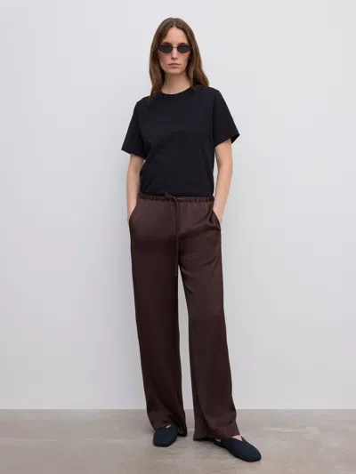 House Of Dagmar Drawstring Trousers In Brown