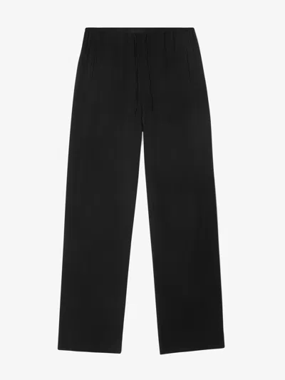 House Of Dagmar Drawstring Trousers In Black