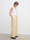 House Of Dagmar Drawstring Trousers In Desert Sand