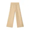House Of Dagmar Drawstring Trousers In Desert Sand