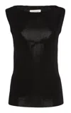 House Of Dagmar Exclusive Open-back Top In Black