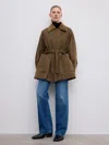House Of Dagmar Field Cotton Jacket Cardamom Brown In Brown