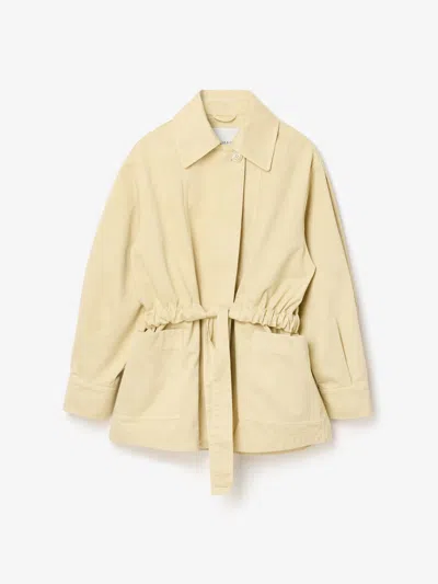 House Of Dagmar Field Cotton Jacket |  | Almond Cream | Size 42 | 100% Cotton In Brown