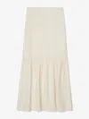 House Of Dagmar Fitted Striped Skirt In Vanilla Stripe