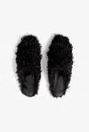 House Of Dagmar Friendly Fur Mules In Black