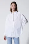 House Of Dagmar Gina Classic Cotton Shirt In White