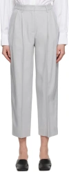 House Of Dagmar Gray Suit Trousers In Fog