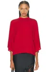 House Of Dagmar Jersey Kimono Top In Red