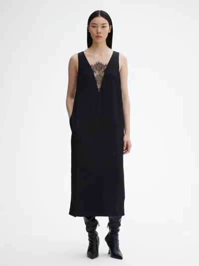 House Of Dagmar Lace Dress In Black