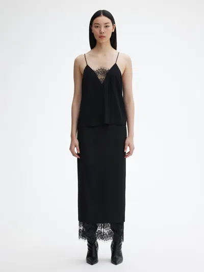 House Of Dagmar Lace Top In Black