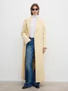 House Of Dagmar Long Db Blazer In Light Sand Beige