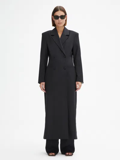 House Of Dagmar Signe Coat In Black