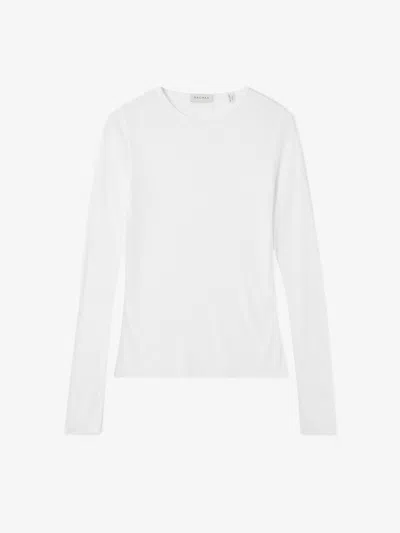 House Of Dagmar Lyocell Long Sleeve In White