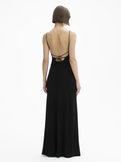 House Of Dagmar Open Back Dress In Black