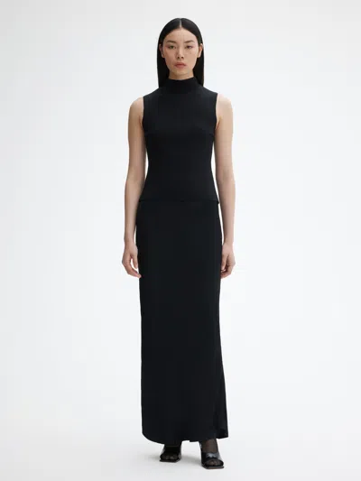 House Of Dagmar Open Back Top In Black