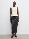 House Of Dagmar Open Back Top In White Peach