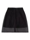House Of Dagmar Organza Miniskirt
