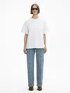 House Of Dagmar Oversized Cotton Tee In White