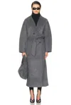 House Of Dagmar Relaxed Double Coat In Gray