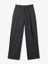 House Of Dagmar Relaxed Suit Trouser Pinstripe In Gray