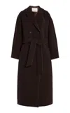 House Of Dagmar Relaxed Wool-blend Coat In Brown