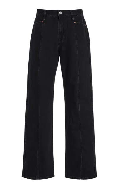 HOUSE OF DAGMAR RIGID MID-RISE LOOSE-FIT JEANS