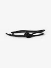 House Of Dagmar Rope Leather Belt In Black