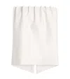House Of Dagmar Ruched Sleeveless Top In White