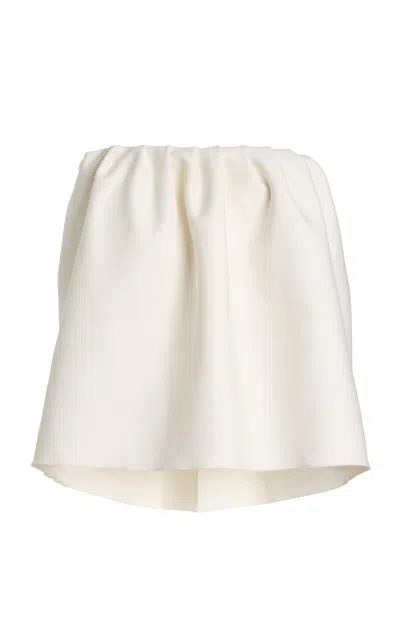 House Of Dagmar Ruched Tube Top In White