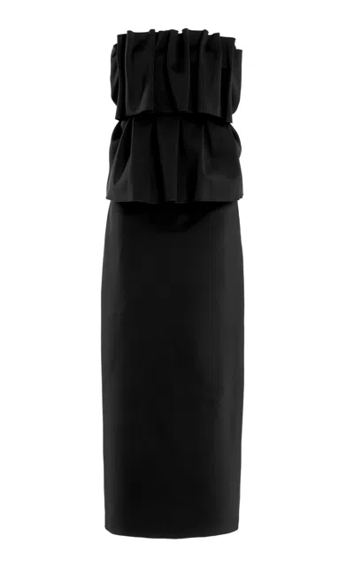 House Of Dagmar Sculpted Tube Dress In Black