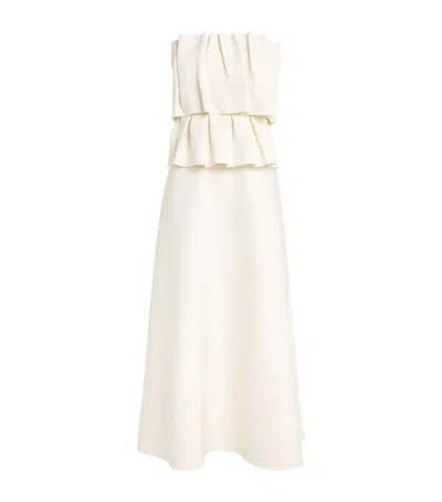 House Of Dagmar Sculpted Tube Dress In White