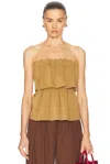 House Of Dagmar Sculpted Tube Top