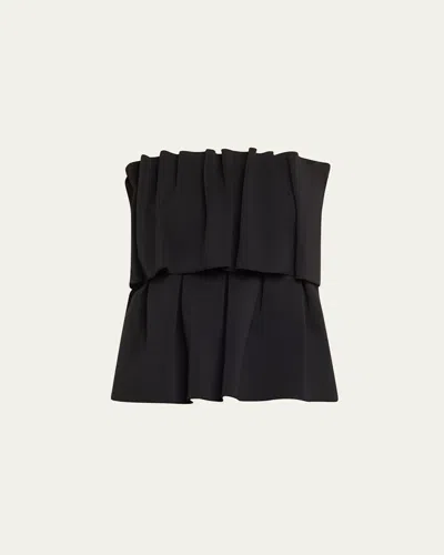 House Of Dagmar Sculpted Tube Top In Black