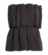 House Of Dagmar Sculpted Tube Top Chocolate Brown In Brown