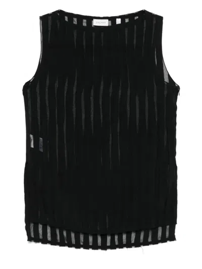House Of Dagmar Sheer Striped Top