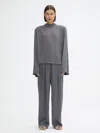 House Of Dagmar Shiny Longsleeve Top