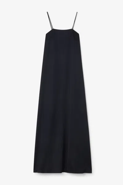 House Of Dagmar Shiny Tube Dress In Dark Navy
