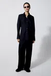 House Of Dagmar Simone Poplin Shirt In Black