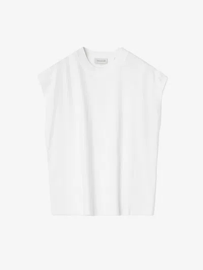House Of Dagmar Sleeveless Tee In White