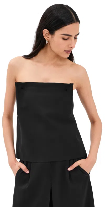 House Of Dagmar Square Tube Top Black