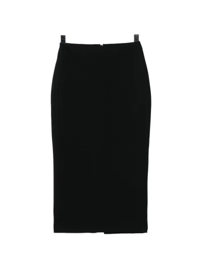 House Of Dagmar Stretch Midi Skirt In Multi