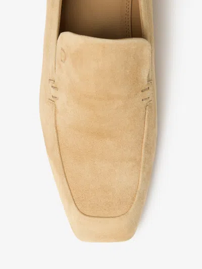 House Of Dagmar Suede Loafer |  | Beige | Size 36 | 100% Leather In Sand
