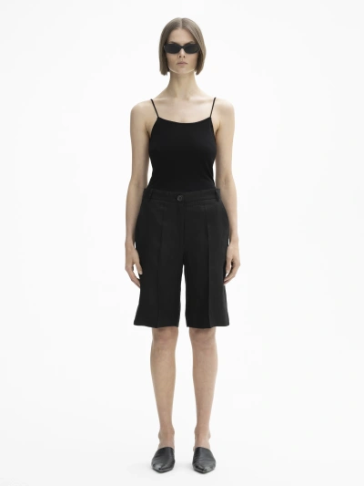 House Of Dagmar Tailored Shorts In Black