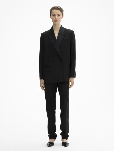 House Of Dagmar Tuxedo Blazer In Black